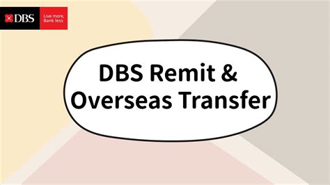 dbs remit fee